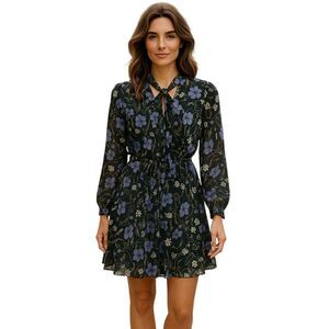 Banana Republic Sheer Floral Midi Dress